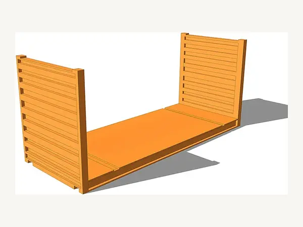 20′ Flat Rack Konteyner