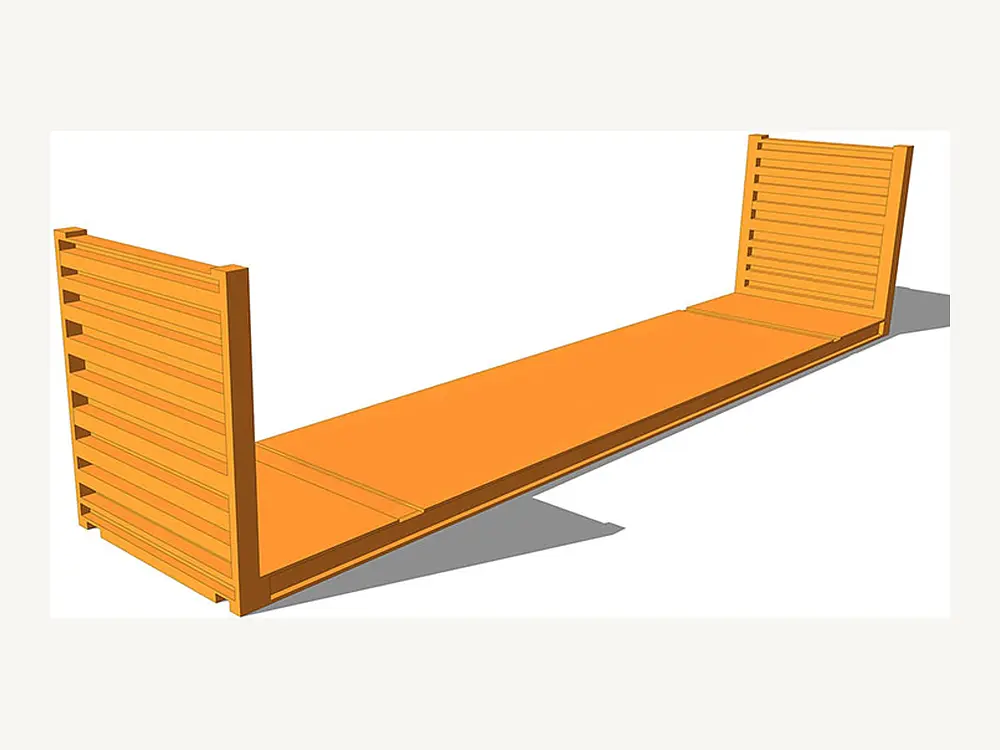 40′ Flat Rack Konteyner