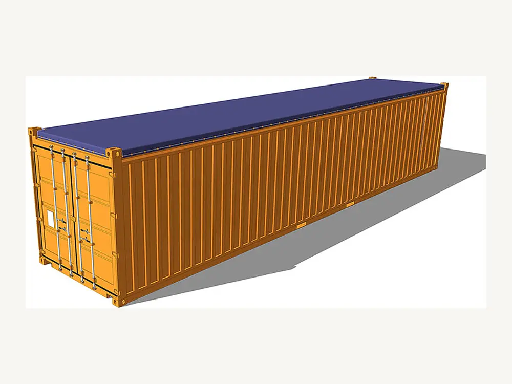 40′ Open Top Konteyner